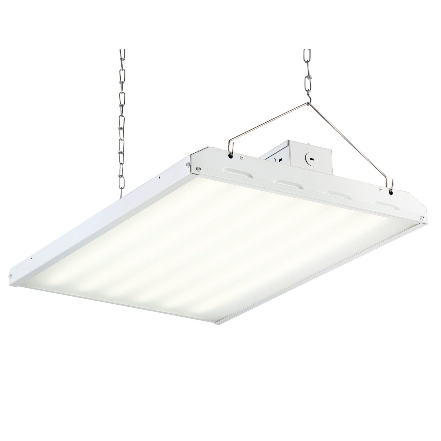 Integrated Led Hardware 24 in. Integrated LED Backlit High Bay – EnviroLite